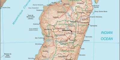 Madagascar peta negara